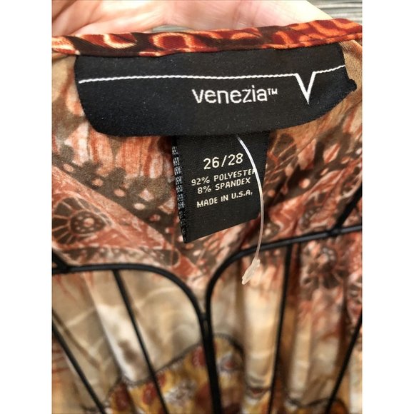 Venezia Sleeveless Top Blouse Plus Size 26/28 #84 - Picture 5 of 5